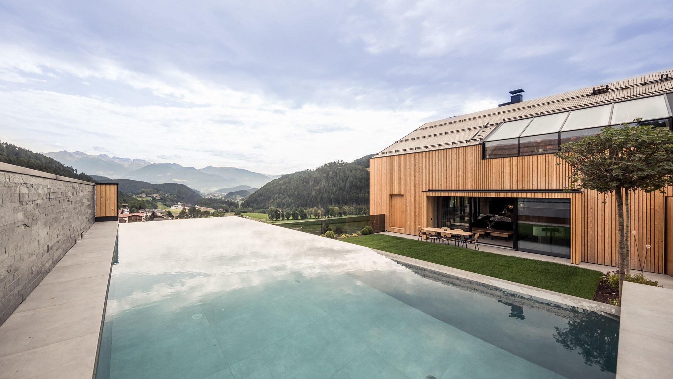 Luxuriöses Spa-Erlebnis in Ihrem Chalet in Südtirol mit Pool